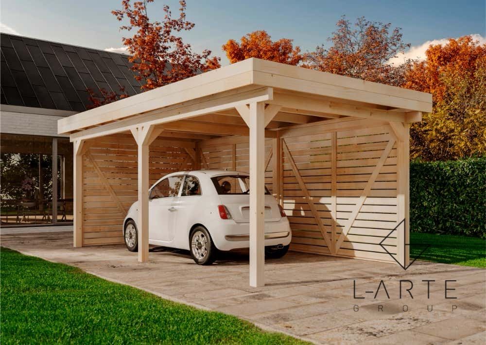 SOBO III Carport Wiata altana garaż jednostanowiskowy