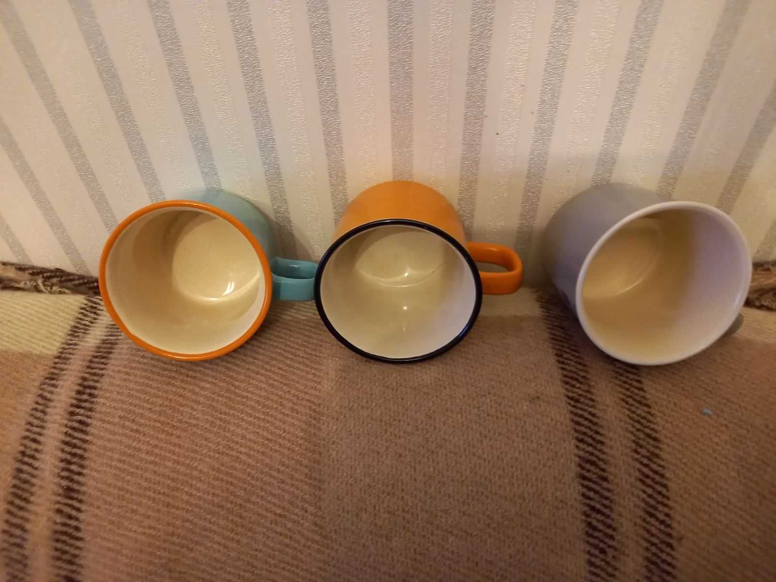 Чашки Кружки Bistro 9см Три кольори
