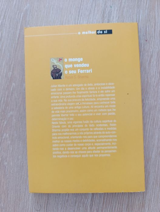 Livro O monge que vendeu o seu Ferrari