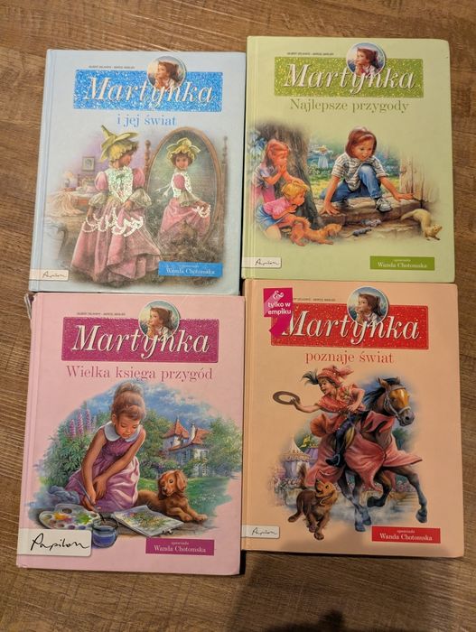 4 książki Martynka z różnymi opowiadaniami