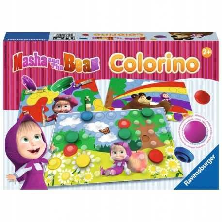 Ravensburger Masza i Niedźwiedź Colorino Gra 2+ *NOWA*