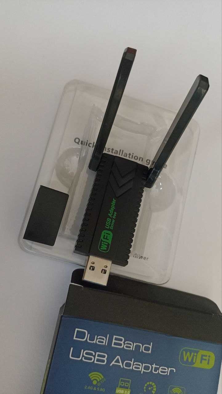 Vikefon 1300 мбит/с wi-fi usb-адаптер двухдиапазонный 2,4g + 5 ггц