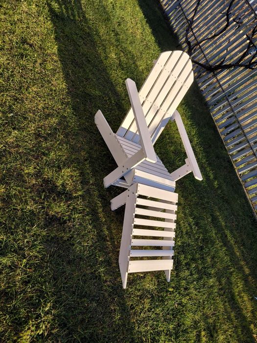 Bialy Fotel Ogrodowy