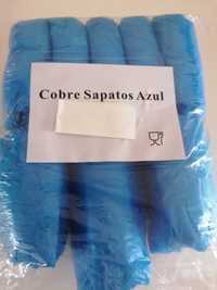 Cobre sapatos azul