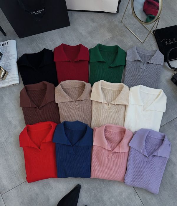 Жіночий светрик поло колір Мокко розмір універсальний