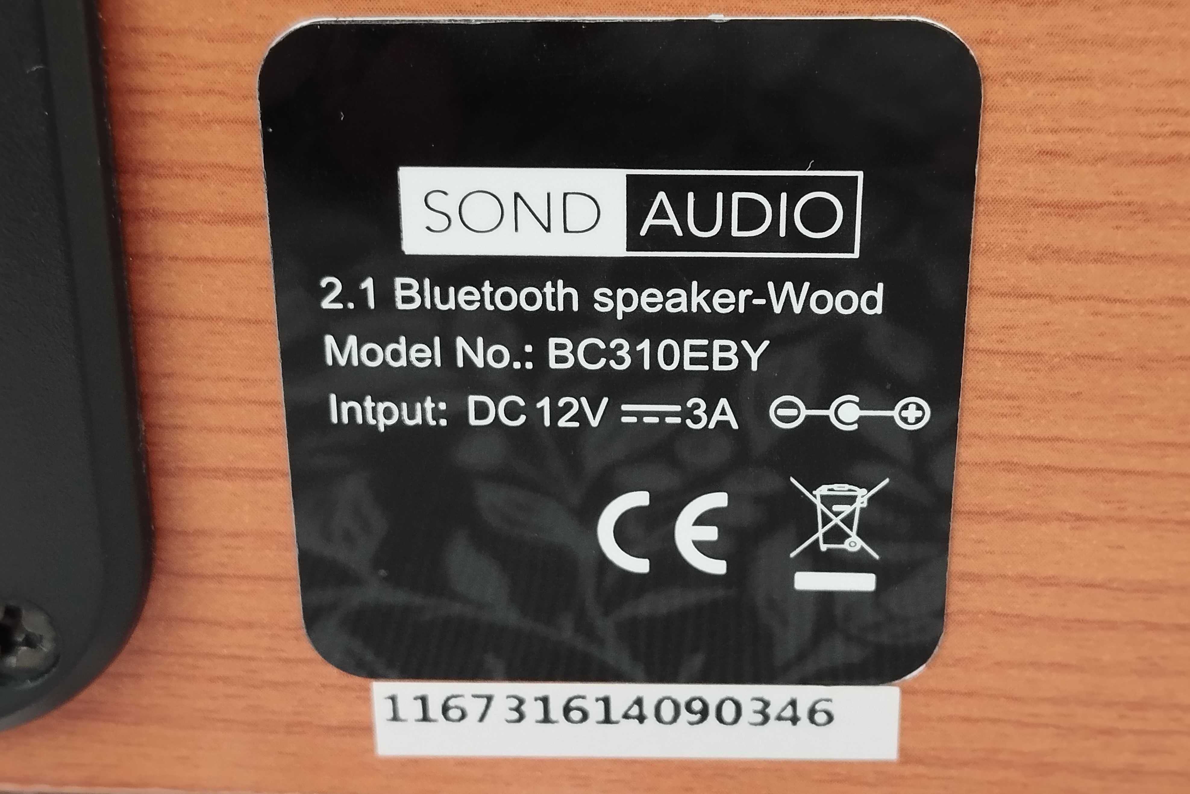 Дерев'яна колонка Sond Audio Bluetooth  BC310EBY