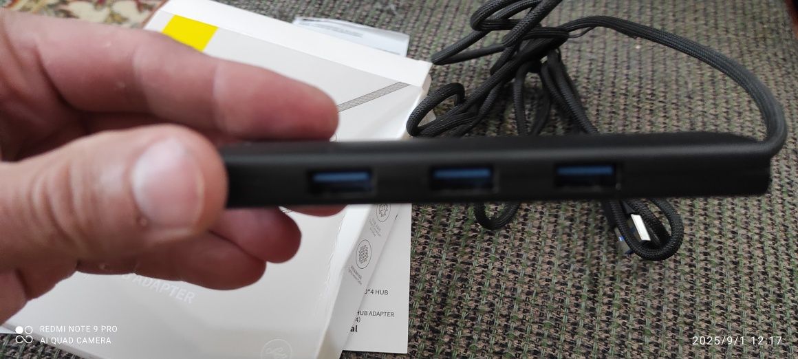 Адаптер USB коннектор baseus 4 в одном. USB коннектора type-c USB 3.0