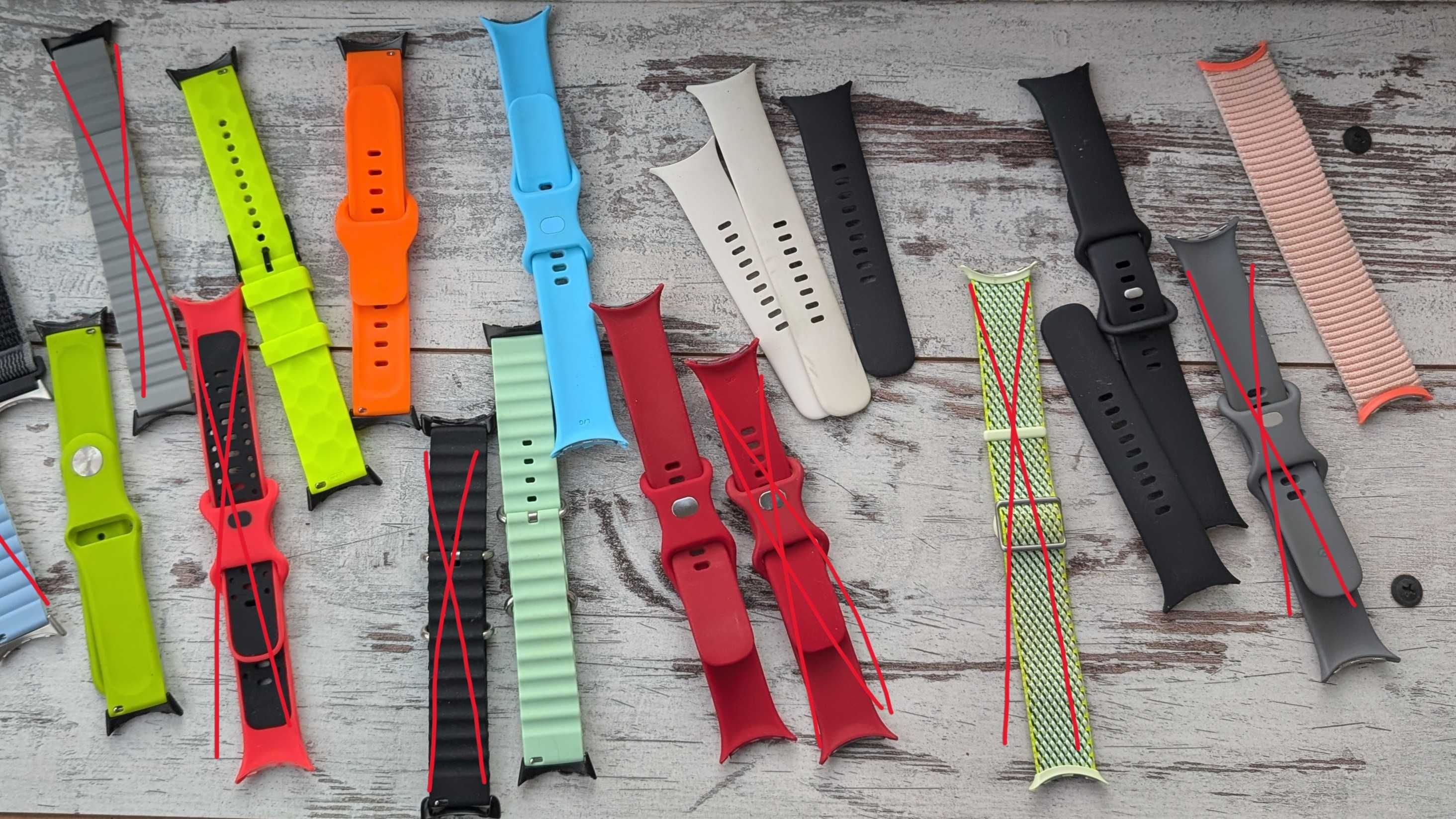 Оригінальні та інші ремінці для Google Pixel Watch 1,2,3,4 (41mm (Б/В)