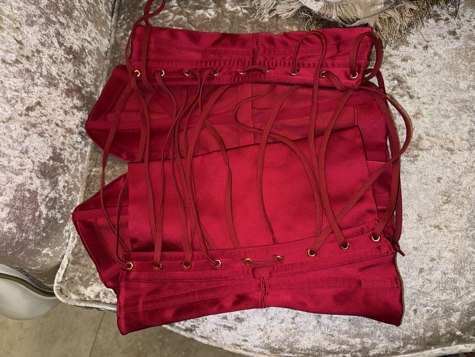 Корсет agent provocateur красный шелковый оригинал