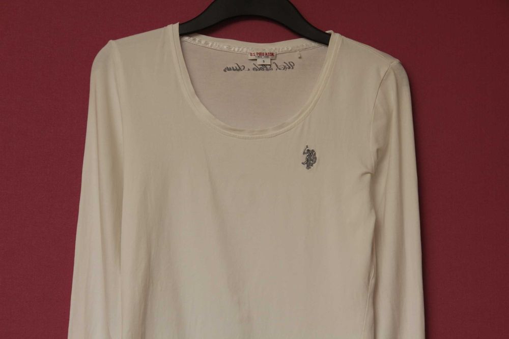 US Polo Assn рр S USPA лонгслив из хлопка