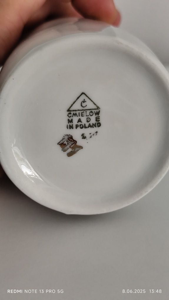 Stary Wazon Porcelanowu Ćmielów