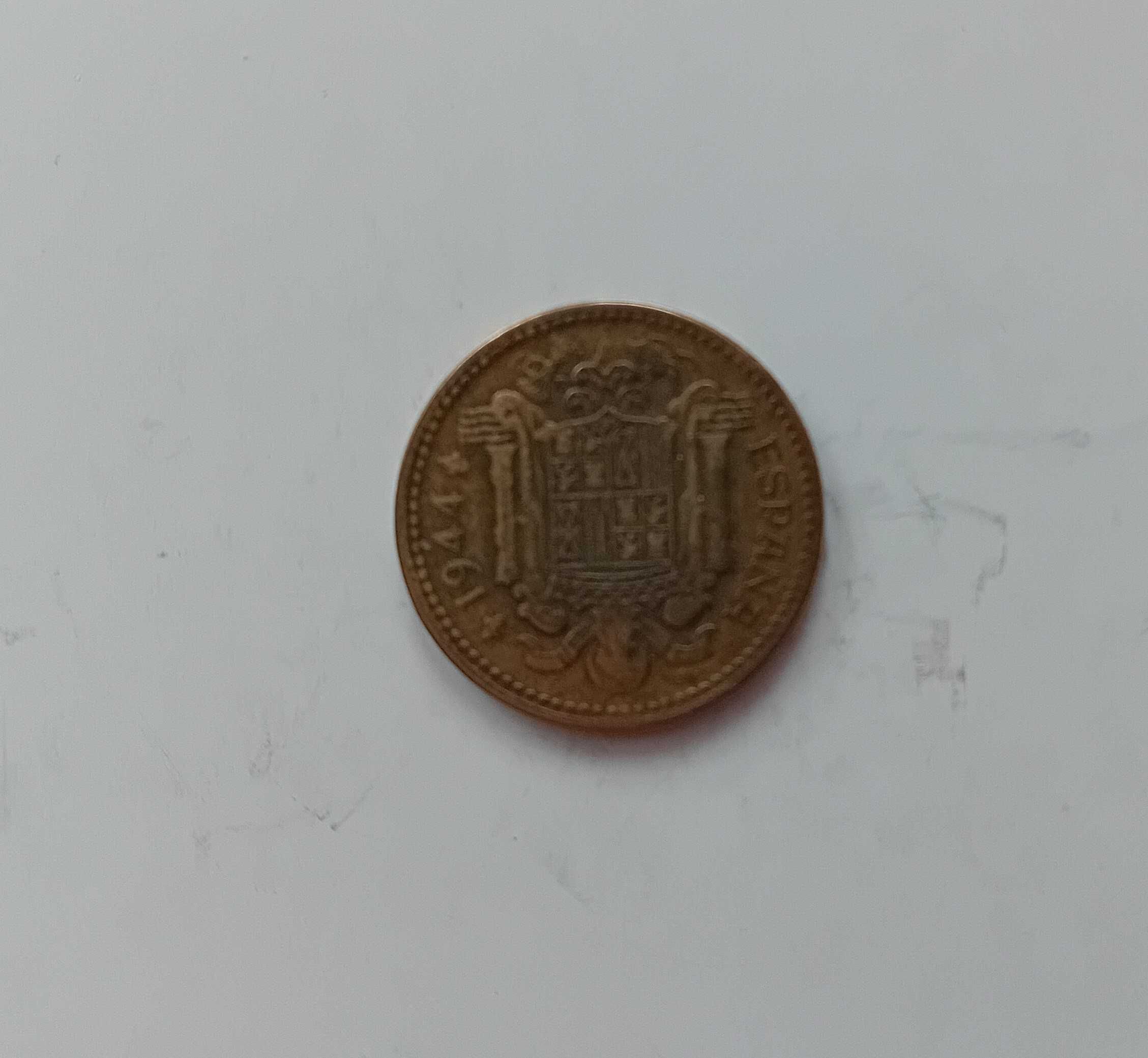 1 peseta 1944 r Hiszpania