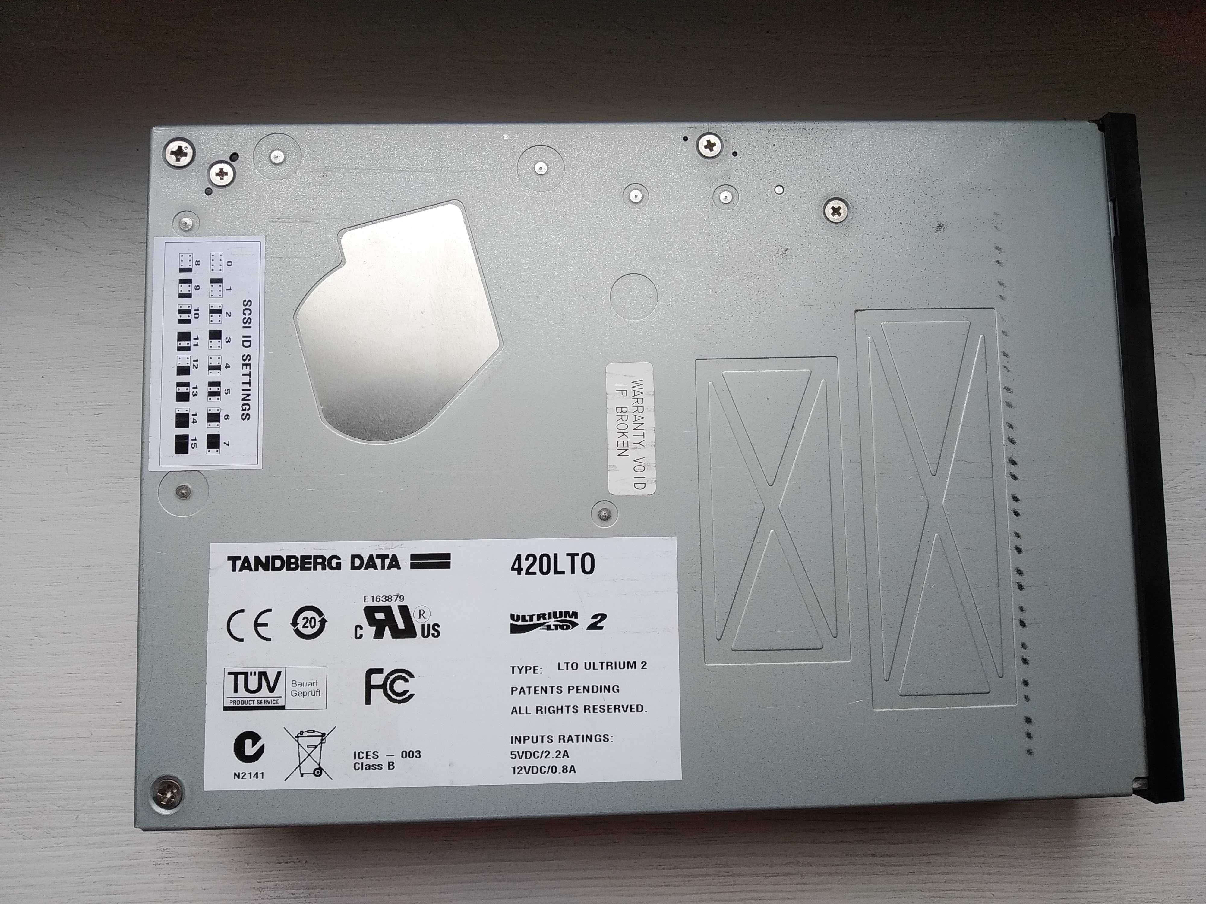 Стрічк. накопичувач Ultrium LT0 2 (420LTO), 200/400GB+HP SC11XE+Картр.