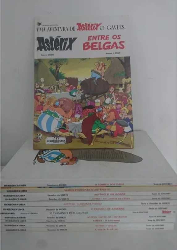 Coleção 13 livros As Aventuras de Astérix - Edições antigas anos 90