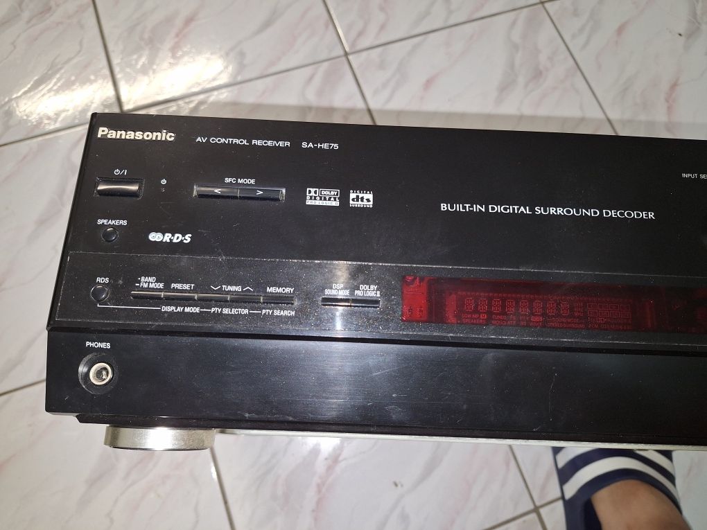 SA-HE75 kino domowe Panasonic OPT czarne. Sprawne.