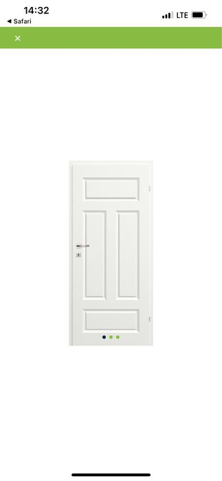 Drzwi Morano 1 łazienkowe z podcięciem wentylacyjnym prawe