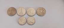 4 x 5 marek, 2 x 2 marki lata 1934 - 1939