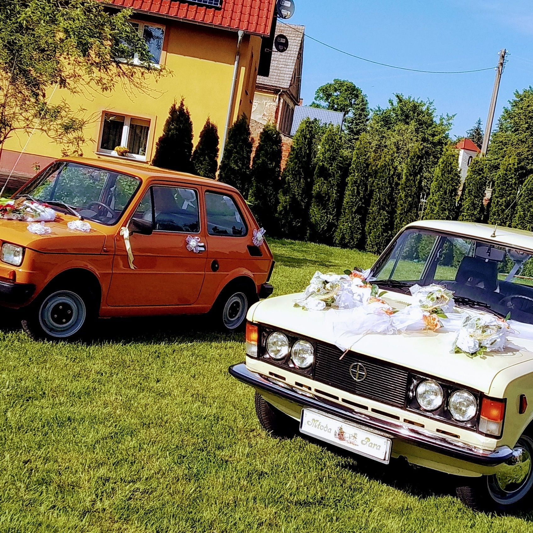 Auto na ślub! FSO Warszawa, fiat 125p, fiat 126p