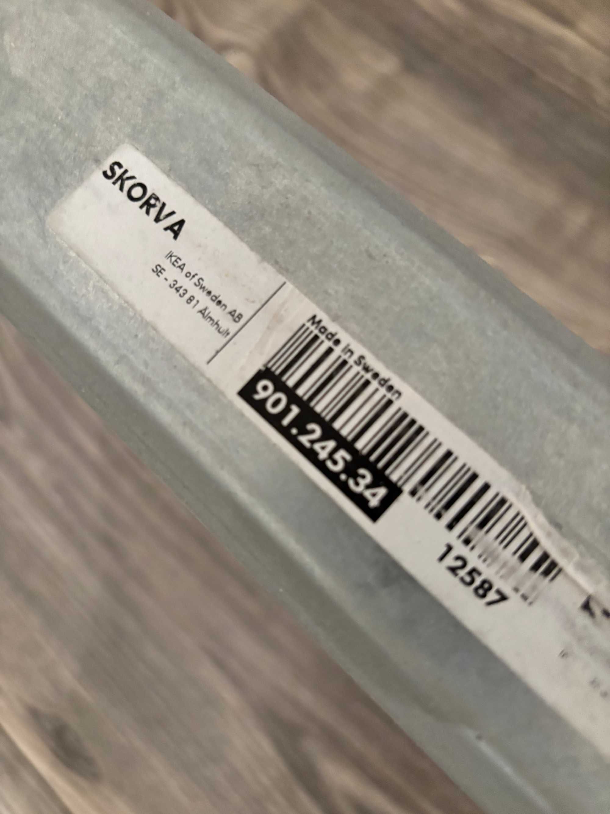 Łóżko podwójne z metalowym stelażem  180x200 cm- Skorva Ikea