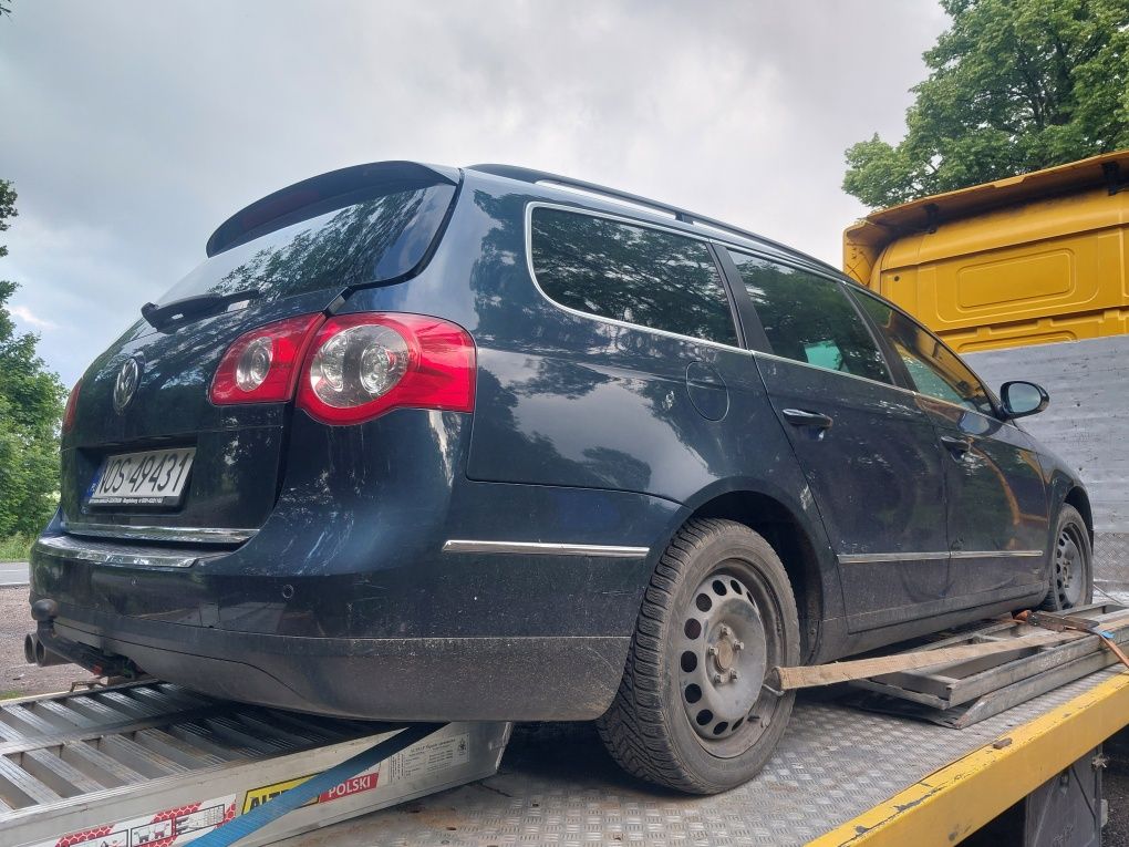 Części vw passat b6 silnik 2.0 bmp skrzynia hxs dsg kolor lc5f klapa