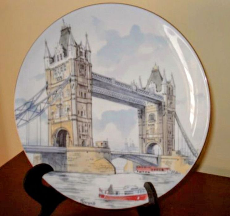 Prato decorativo London Heritage desenhado por Malcolm Greensmith,