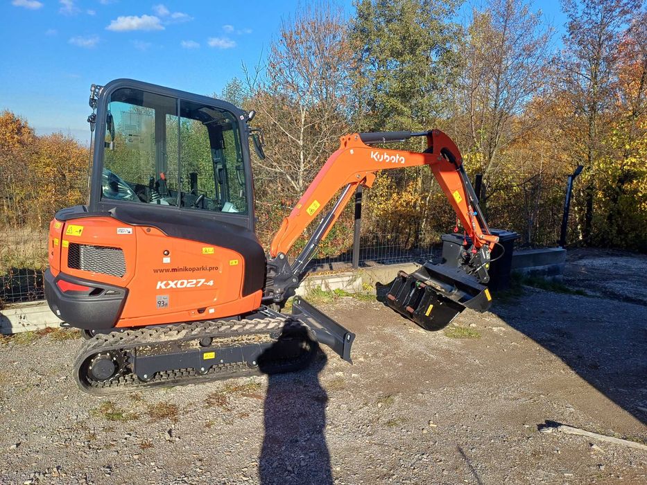 WYNAJEM Koparki Kubota 3tony