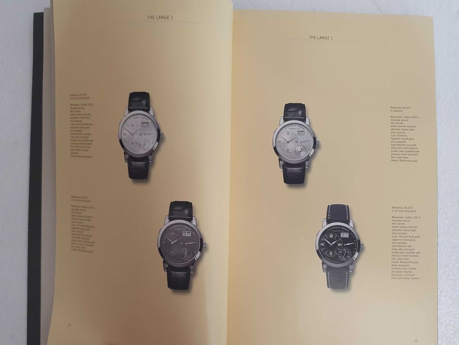 A. Lange&Sohne, State of the Art Tradition, Catálogo Relógios, 2006/07