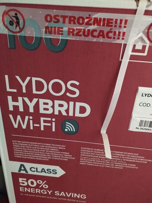 Boiler podgrzewacz wody z pompą ciepła Ariston Lydos Hybrid wi-fi 100l