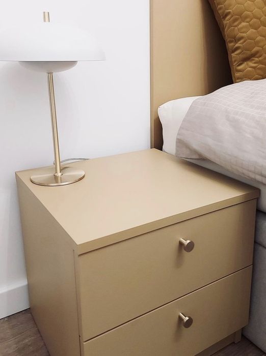 Szafka nocna musztardowa