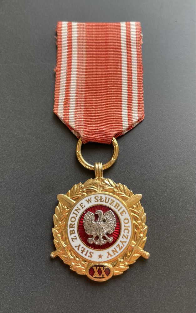 Medal Siły Zbrojne w Służbie Ojczyzny złoty LWP