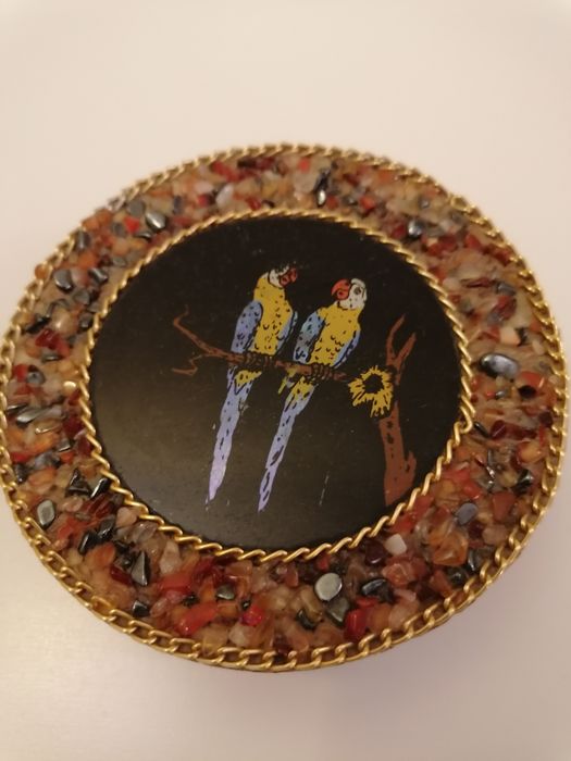 Conjunto  de decoração quadro de borboletas + Guarda jóias