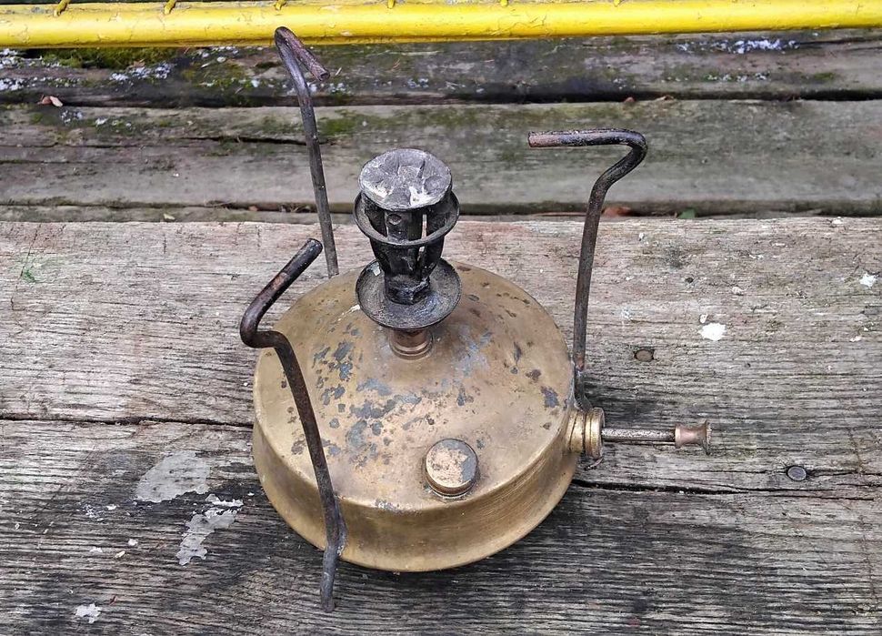 Stara kuchenka polowa, prod. ZSRR prymus z czasów PRL