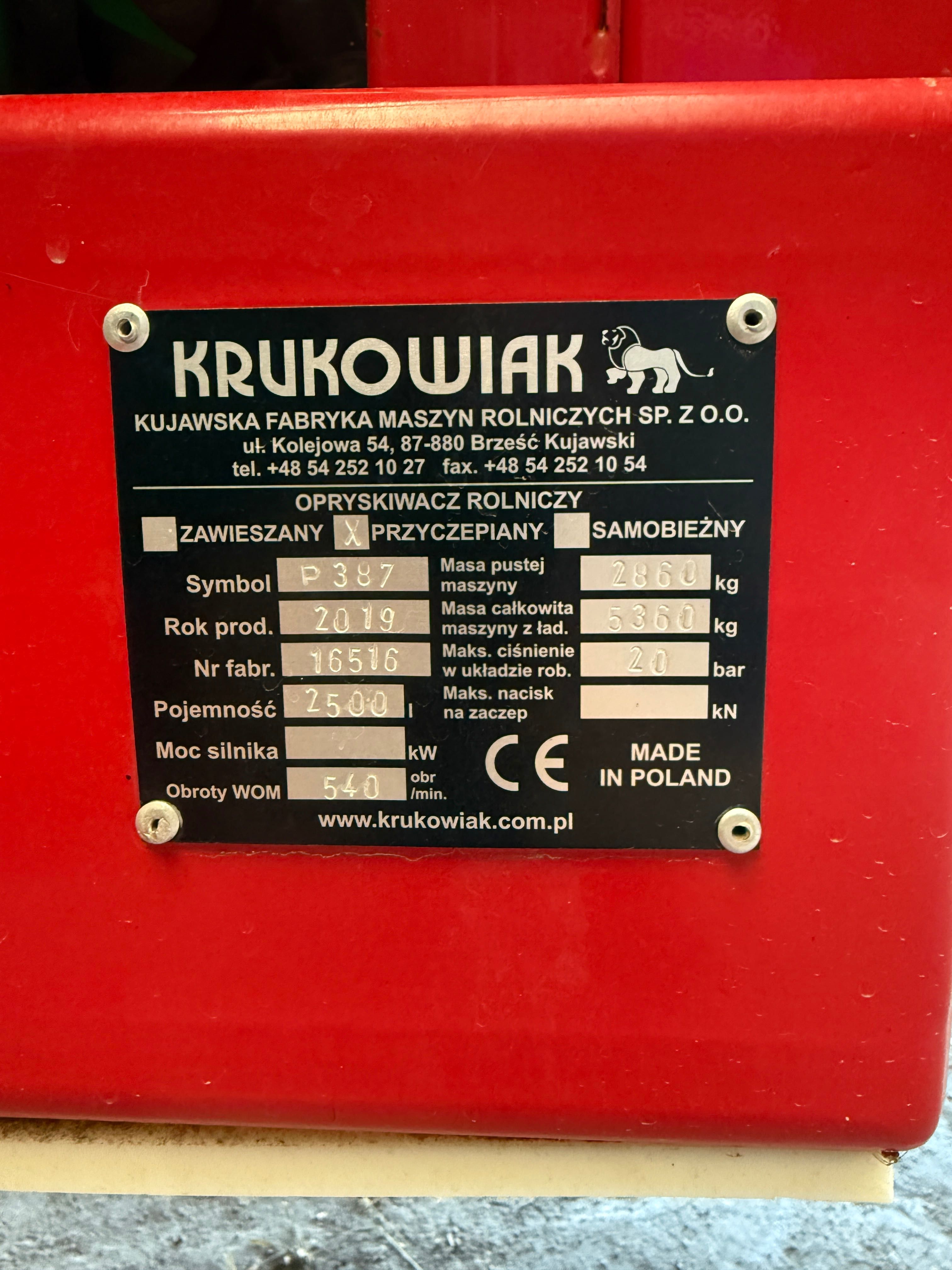 Krukowiak Goliat 2500 l