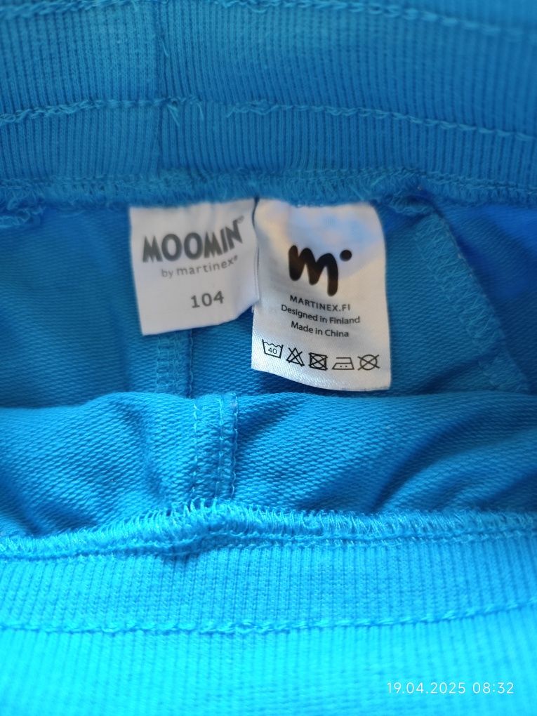 Moomin krótkie spodnie 104