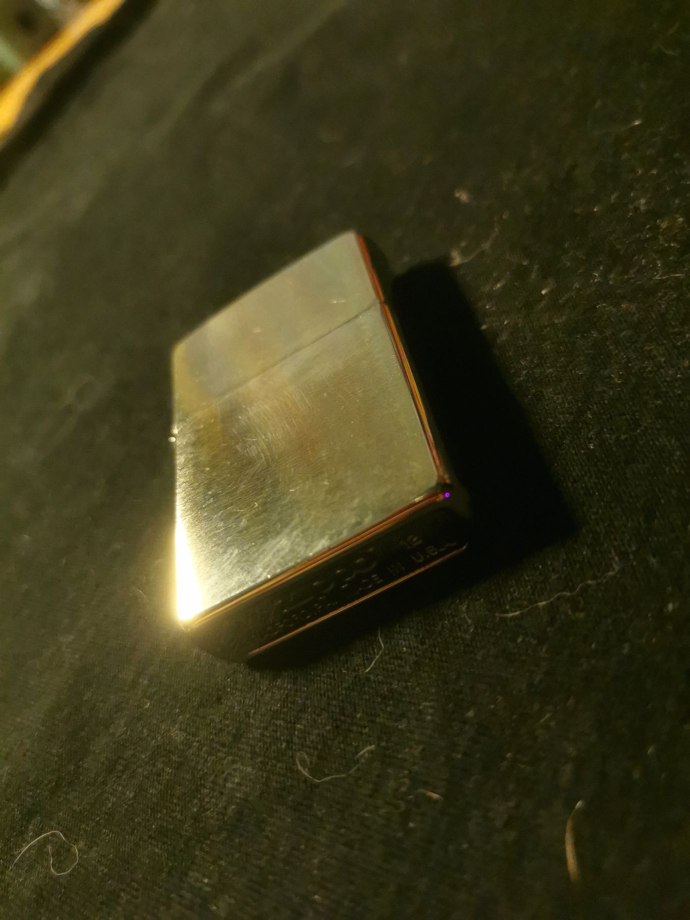 Zapalniczka zippo, USA, srebrna