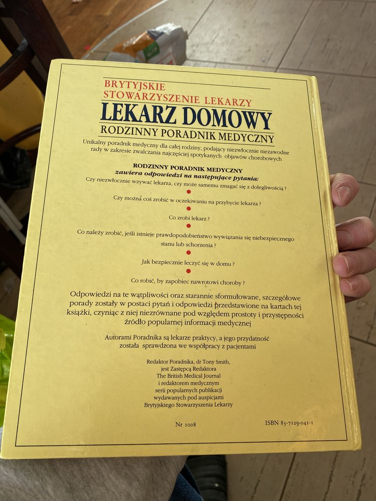 Książka Lekarz Domowy brytyjskie stowarzyszenie lekarzy