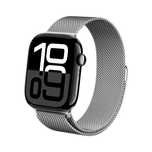 Pasek do Apple Watch 44/45/46/49 mm Stal Nierdzewna Crong Milano Steel