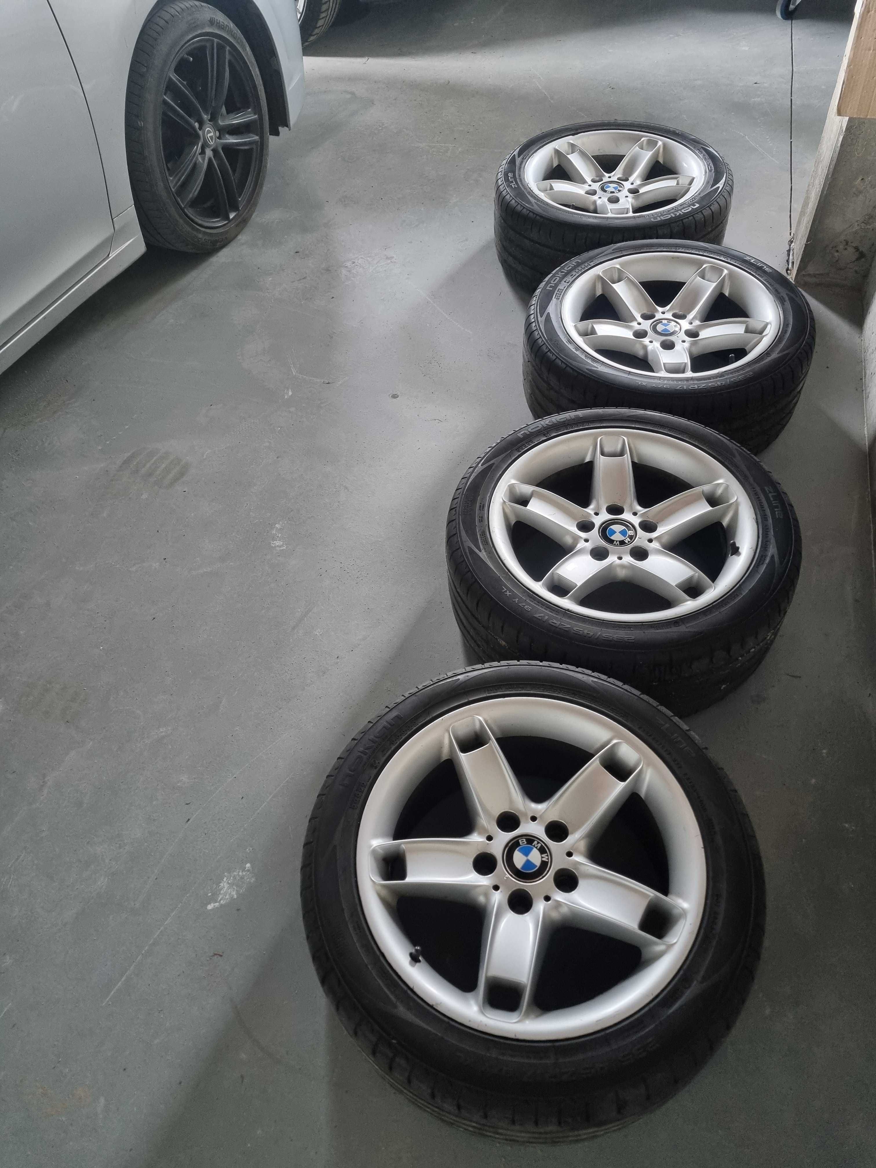 Felgi aluminiowe koła latnie 17" bmw E39 235/45/17 nokian zline