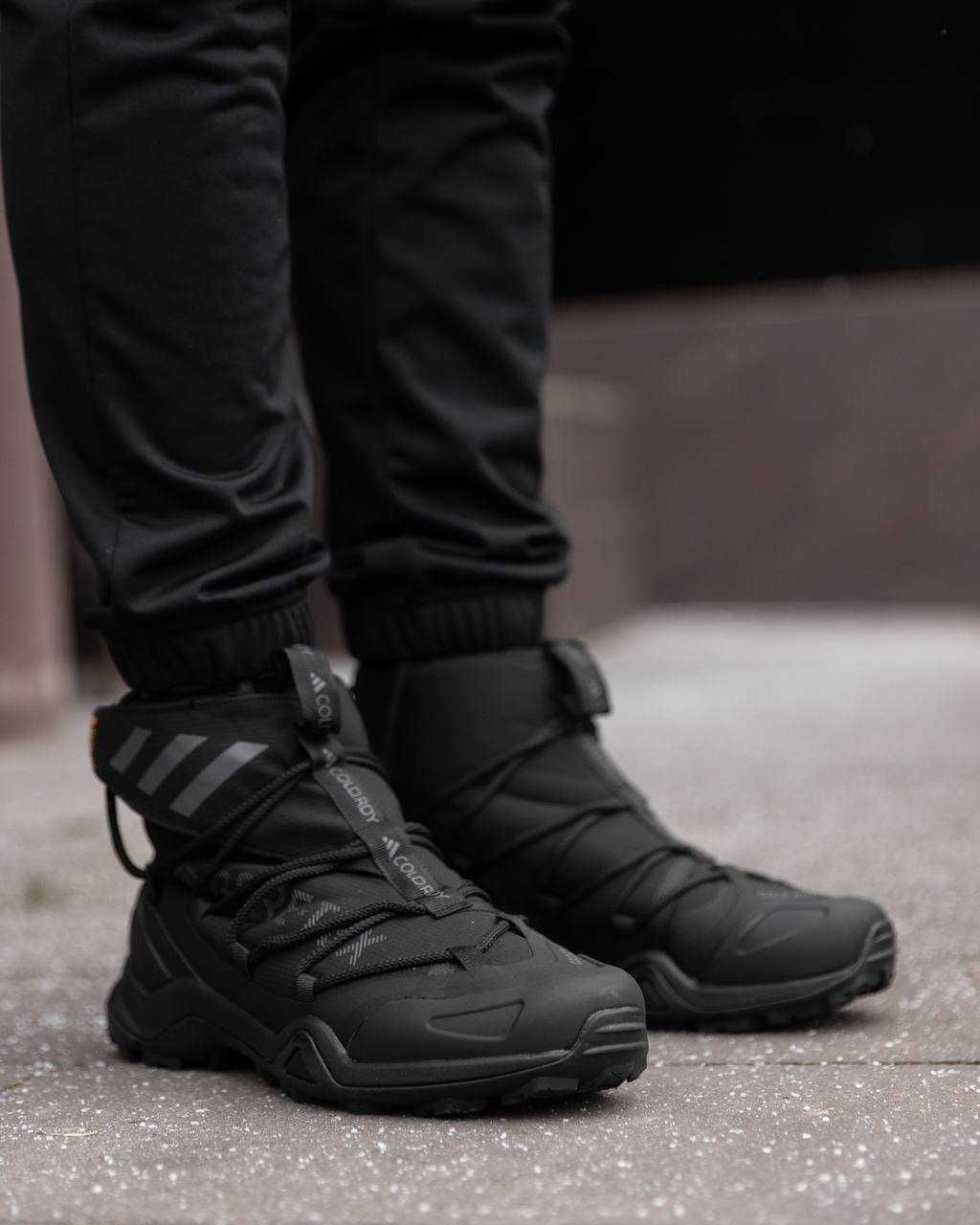 р.41-45 Кроссовки Adidas Terrex High Gore-Tex Black AD099
