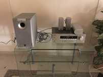 Amplificador com home cinema 5.1 Yamaha