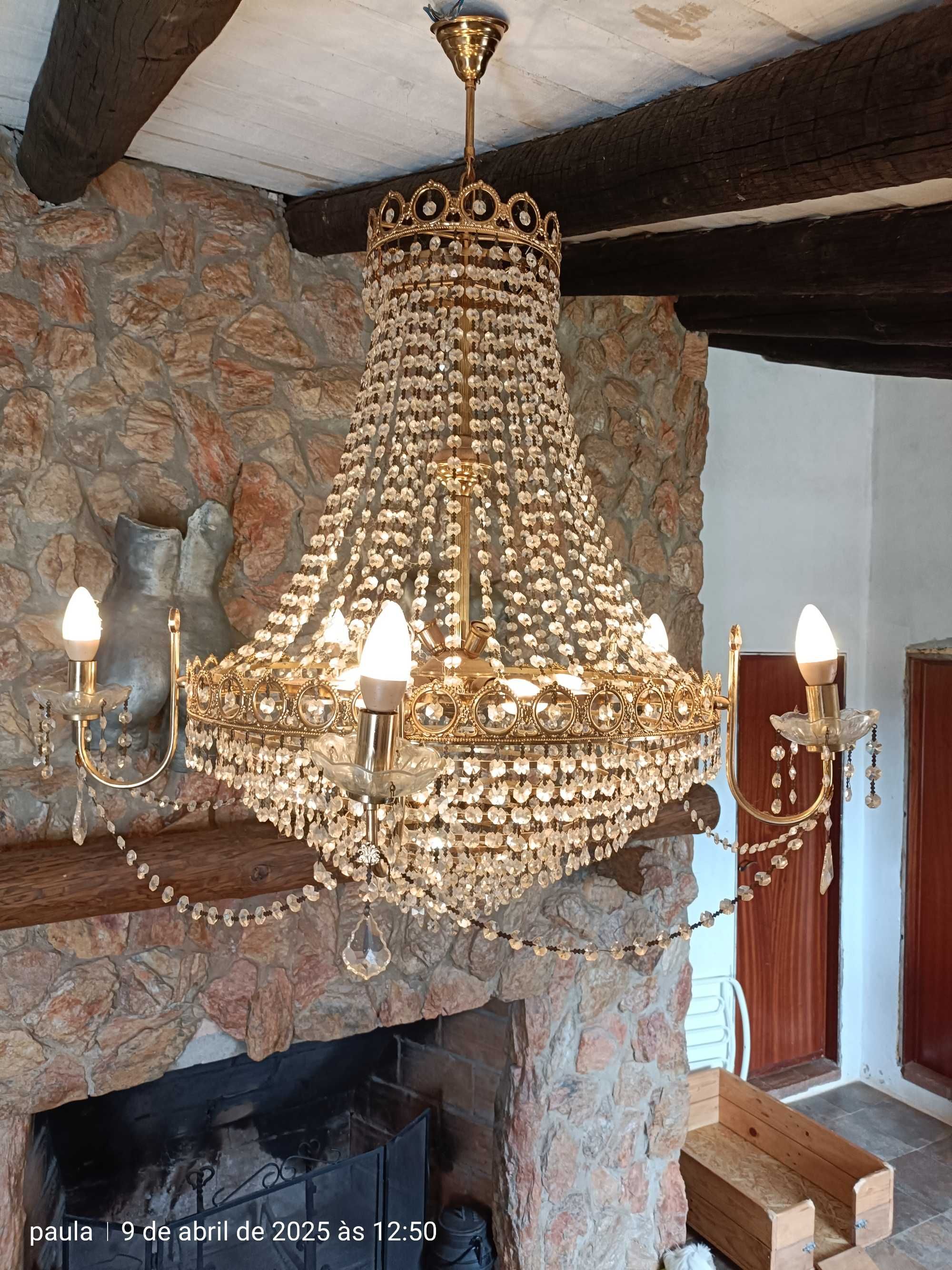 Candeeiro,lustre em cristal