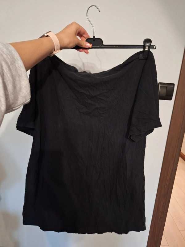 Czarny męski T-shirt 100% bawełna #cottagecore #alternative