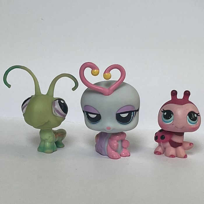 lps zestaw 3 figurek littlest pet shop