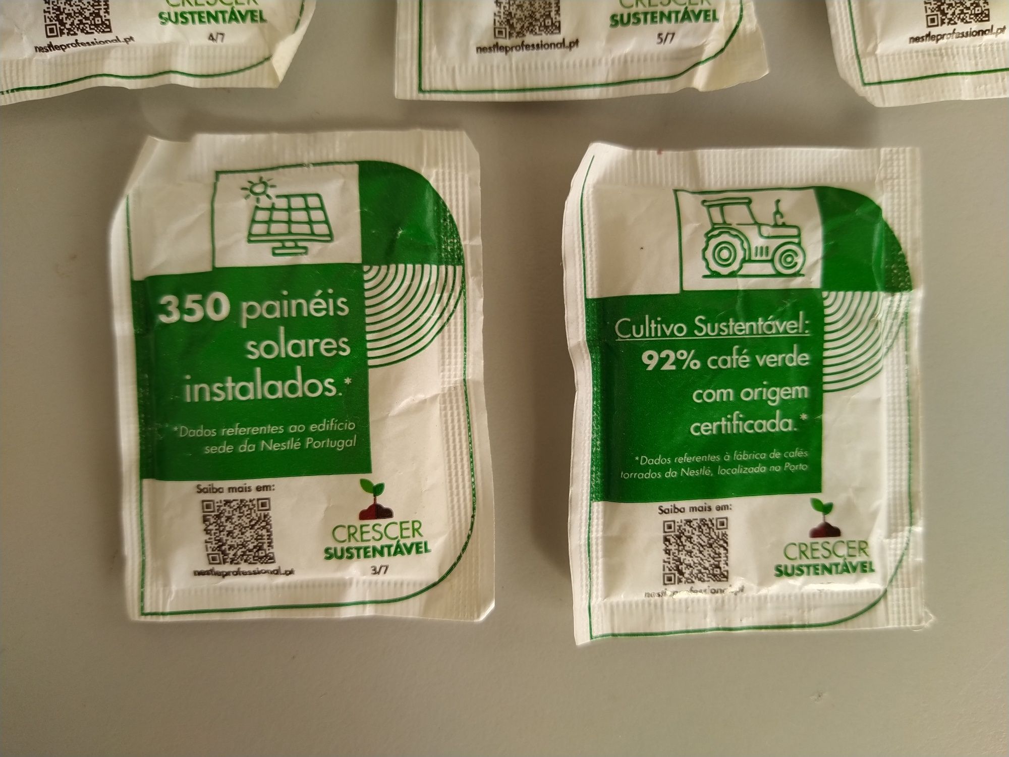 Pacotes de açúcar do café Sical - Coleção Crescer Sustentável