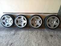 Koła 3SDM monoblock 0.05 5x112 NOWE OPONY!  VW golf 225/40/18
