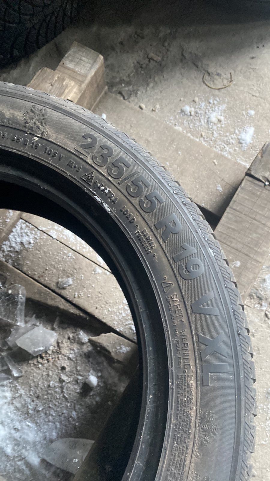 235.55.19 Semperit 1шт зима шини резина з Европи БВ склад Харків 55 r1