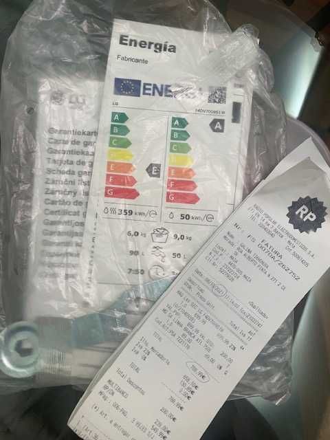 Máquina de lavar e secar LG ThinQ 9/6kg