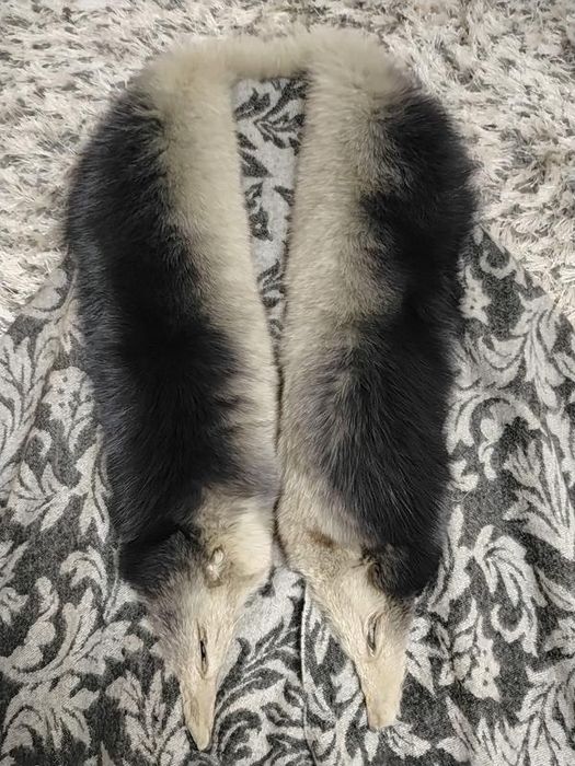 Розкішний палантин з хутром