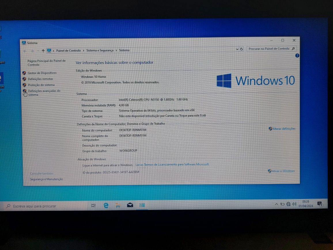 Portátil Asus X540SA - usado