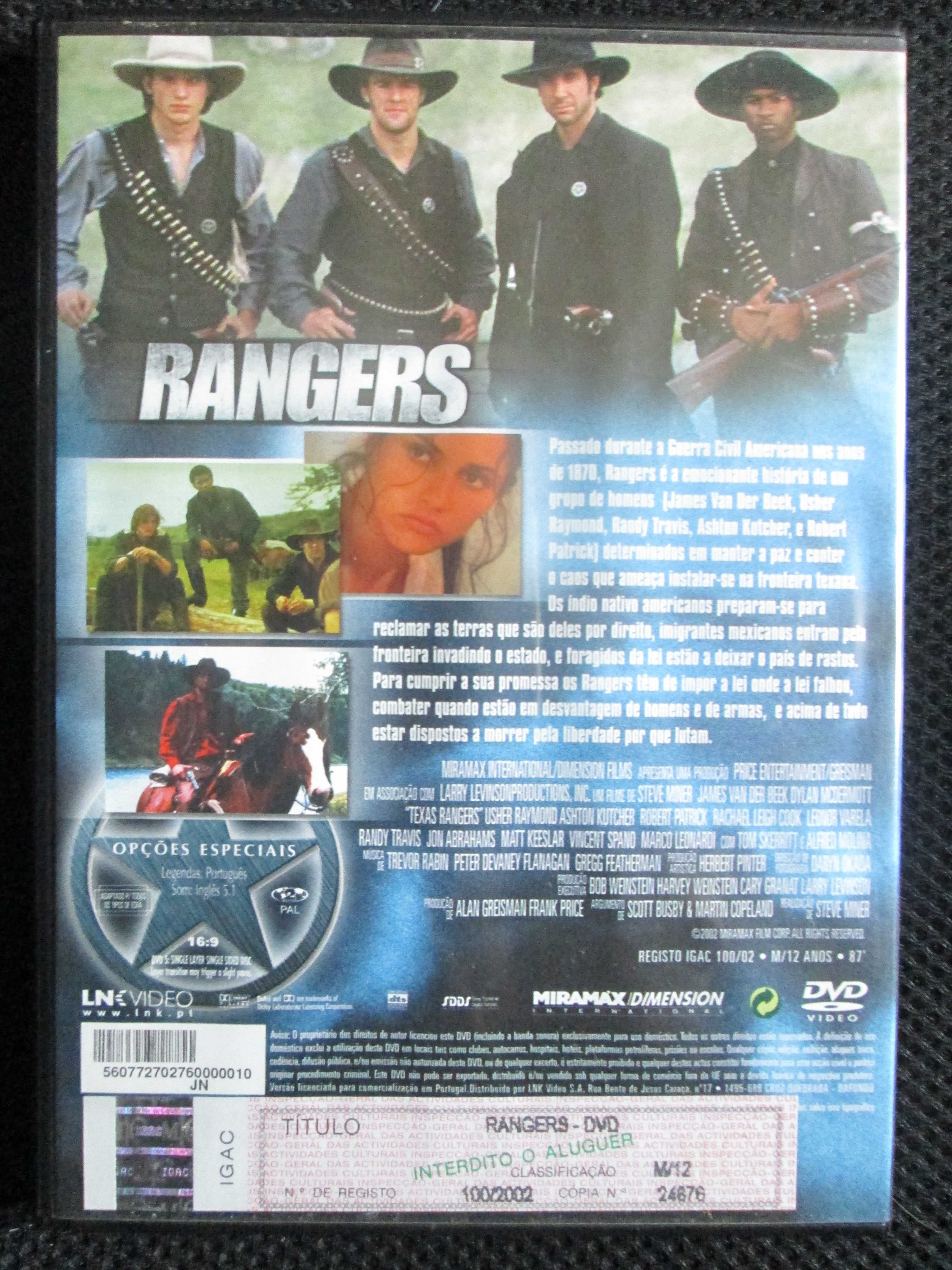 Rangers, com James Van Der Beek, Dylan McDermott, Usher Raymond